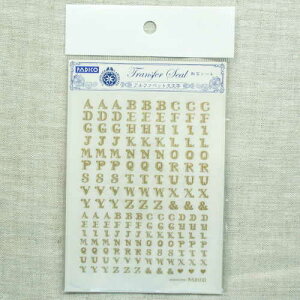 【レジン/アクセサリー】 転写シール アルファベット 大文字