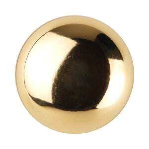 メタル調ボタン 天丸 足つき 25mm G 【1個入り】