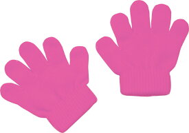 ミニのびのび手袋　蛍光ピンク
