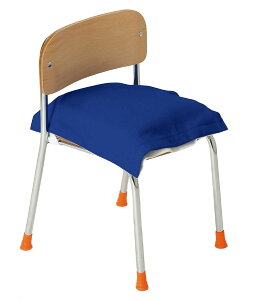 クッションカバーのみ青(子供用防災ずきん用