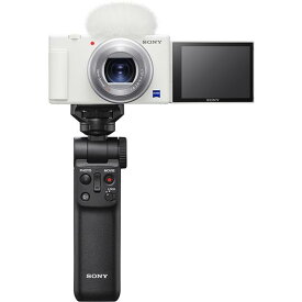 SONY　デジタルカメラ　VLOGCAM ZV-1G シューティンググリップキット (W) [ホワイト]