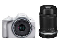 CANON　デジタル一眼カメラ　EOS R50 ダブルズームキット [ホワイト]