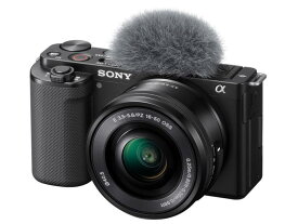 SONY　デジタル一眼カメラ　VLOGCAM ZV-E10Y ダブルズームレンズキット [ブラック]