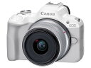 CANON　デジタル一眼カメラ　EOS R50 RF-S18-45 IS STM レンズキット [ホワイト]