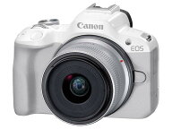 CANON　デジタル一眼カメラ　EOS R50 RF-S18-45 IS STM レンズキット [ホワイト]