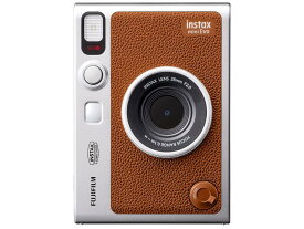 FUJIFILM　インスタントカメラ　INSTAX MINI EVO BROWN instax mini Evo チェキ USB Type-C対応 [ブラウン]【KK9N0D18P】