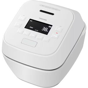 TOSHIBA�@���ъ�@�^�󈳗�IH RC-10SGX-W[�O�����z���C�g]