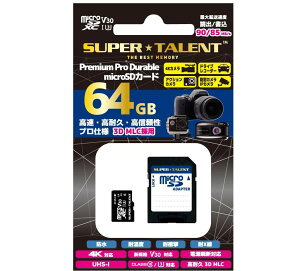SUPER TALENT�@SD�������[�J�[�h�@ST64MSU3PD�@ST64MSU3PD [64GB]