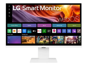 LG�d�q�@�t�����j�^�E�t���f�B�X�v���C�@LG Smart Monitor 32U830SA-W [31.5�C���`]
