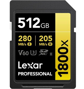 LEXAR�@SD�������[�J�[�h�@LSD1800512G-BNNNG [512GB]