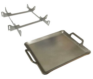 極厚グリルプレート ステンレス バーベキュー BBQ キャンプ イワタニ 炉端焼き器 炙りや 炙りや2 板厚5mm カセットコンロ 310×275mm