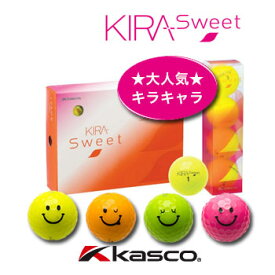 即納★超特価　キャスコ　キラスウィート　レディース　キラキャラ　1ダース(12球)　3ピース　ゴルフボール　KIRA SWEET　LADIES　KASCO LADY　キラスイート