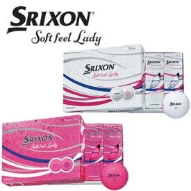 ダンロップ　SRIXON　スリクソン　SOFT FEEL LADY　1ダース（12球）　2021年モデル　DUNLOP　レディースゴルフボール