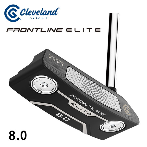 クリーブランドゴルフ フロントライン エリート 8.0 パター ブレードタイプ ３４インチ FRONTLINE ELITE ダンロップ DUNLOP Cleveland GOLF ゴルフ