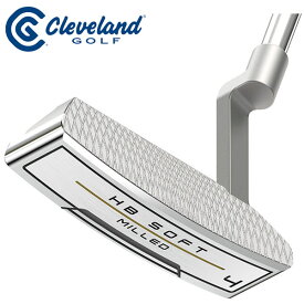 ダンロップ　Cleveland　クリーブランド　HB ソフト ミルド パター　#4　ブレードタイプDUNLOP　ゴルフ 　2022年モデル　ピン型　