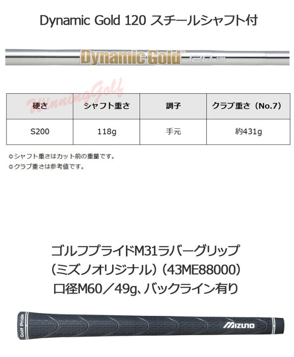 楽天市場】ミズノ ミズノプロ 243 アイアン 6本組(No.5～PW) [Dynamic 