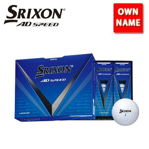 【オリジナルマーク】ダンロップ SRIXON スリクソン AD SPEED 3 ゴルフボール 3ダース(36球入り) ホワイト 2024年モデル ADスピード DUNLOP オウンネーム