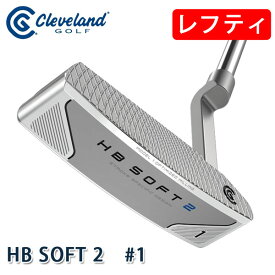 [レフティ]ダンロップ　Cleveland　クリーブランド　左用パター　HB SOFT 2　#1　34インチ　ブレードタイプ　2024年モデル　DUNLOP　ゴルフ 　HB ソフト2　左利き用