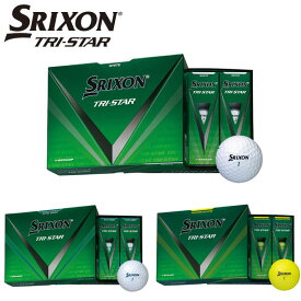 [2024/NEW]ダンロップ　SRIXON　スリクソン　トライスター 5　ゴルフボール　1ダース（12球入り）　TRI-STAR　DUNLOP　ゴルフボール