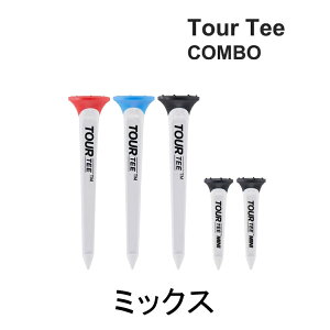 TOUR TEE COMBO�@�c�A�[�e�B�[�R���{�@80mm/46mm�@5�{����@�iT-490)�@�S���t �����O�e�B�[�@�V���[�g�e�B�@�l�I���J���[�ǉ�