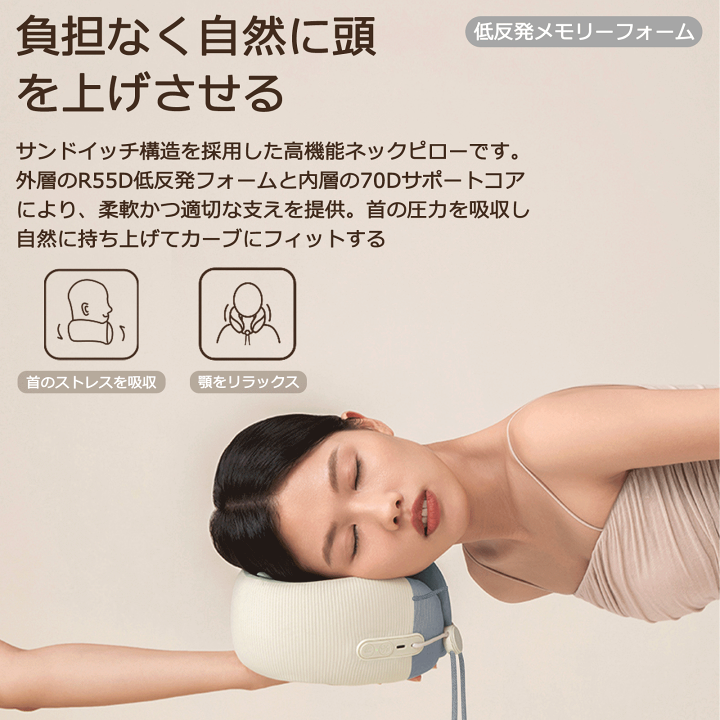 楽天市場】ネックケア 首 温め リラックス ネックピロー グッズ