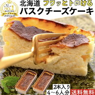 北海道 バスクチーズケーキ 2個 送料無料 チーズケーキ スイーツ 食品 誕生日 ケーキ 手作り 洋菓子 プレ…