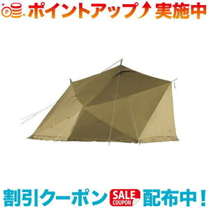 クーポン配布中☆(UNIFLAME)ユニフレーム REVOスクエアテント4 TAN