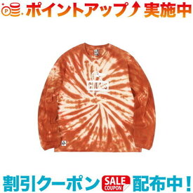 クーポン配布中☆(CHUMS)チャムス ブービーフェイスブラッシュドロングスリーブTシャツ (Brown Tie-Dye) | 長袖 長袖tシャツ ロンT ロングT ロングTシャツ トップス メンズ アウトドア Tシャツ アウトドアブランド ブランド スウェット カットソー トレーナー ロ