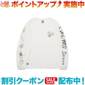 クーポン配布中☆(CHUMS)チャムス スパイスブラッシュドロングスリーブTシャツ (White) | 長袖 長袖tシャツ ロンT ロングT ロングTシャツ トップス メンズ アウトドア Tシャツ アウトドアブランド ブランド スウェット カットソー トレーナー ロンティー ロンティ 長袖