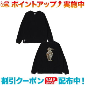 クーポン配布中☆(CHUMS)チャムス シンジロウタナカオーバーサイズドBBLブラッシュドロングスリーブTシャツ (BK) | 長袖 長袖tシャツ ロンT ロングT ロングTシャツ トップス アウトドア Tシャツ アウトドアブランド ブランド スウェット カットソー トレーナー スウエット