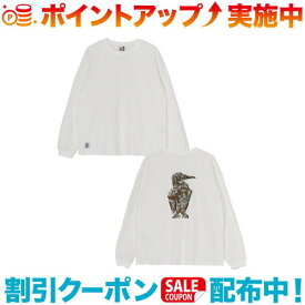 クーポン配布中☆(CHUMS)チャムス シンジロウタナカオーバーサイズドBBLブラッシュドロングスリーブTシャツ (WH) | 長袖 長袖tシャツ ロンT ロングT ロングTシャツ トップス アウトドア Tシャツ アウトドアブランド ブランド スウェット カットソー トレーナー スウエット