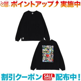 クーポン配布中☆(CHUMS)チャムス シンジロウタナカオーバーサイズドリバースブラッシュドロングスリーブTシャツ (BK) | 長袖 長袖tシャツ ロンT ロングT ロングTシャツ トップス メンズ アウトドア Tシャツ アウトドアブランド ブランド スウェット カットソー トレーナー