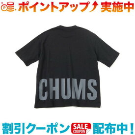 (CHUMS)チャムス Oversized CHUMS T-Shirt (Black)