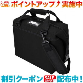 クーポン配布中☆(AO coolers)エーオークーラーズ 12 パック キャンバス ソフトクーラー ブラック | 暑さ対策 グッズ スポーツ 屋外 部活 アウトドア 暑 さ 対策 夏 外 キャンプ 暑さ対策グッズ 保冷 氷 冷やすグッズ 車中泊 冷却用グッズ 野外 アウトドア用品 キャンプ用品