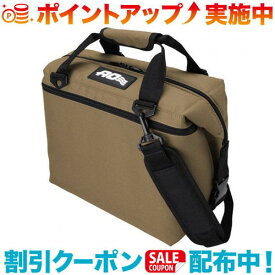 クーポン配布中☆(AO coolers)エーオークーラーズ 12パック　キャンバス ソフトクーラー (サンドトープ) | 暑さ対策 グッズ スポーツ 屋外 部活 アウトドア 暑 さ 対策 夏 外 キャンプ 暑さ対策グッズ 保冷 氷 冷やすグッズ 車中泊 冷却グッズ アウトドア用品 キャンプ用品