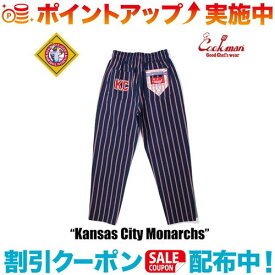 (COOKMAN)クックマン シェフパンツ Chef Pants Kansas City Monarchs (NAVY)