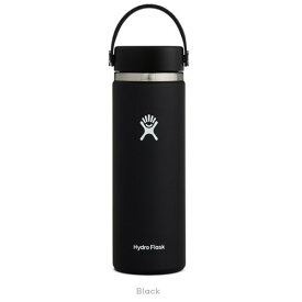 WINTER SALE開催中☆(Hydro Flask)ハイドロフラスク HYDRATION 20oz WIDE MOUTH Black