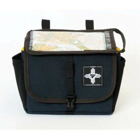 WINTER SALE開催中☆(RawLow Mountain Works)ロウロウマウンテンワークス Bike'n Hike Front Bag Papersky edition (Navy)