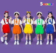 サロペット パンツ キッズ ダンス衣装 セットアップ 女の子 男の子 半袖 短パン オーバーオール ダンス発…