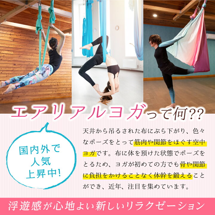楽天市場】【空中ヨガ グラデーション ハンモック単体】 布のみ GiGant 