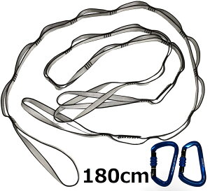 �y180cm�X�����O�{D�J���r�i�z�Z�b�gGiGant[����] �f�C�W�[�`�F�[�� �n�����b�N �x���g 2�{ �J���r�i 2�������� �X�g���b�v�x���g �G�A���A�����K �󒆃��K �t���[�e�B���O���K �X�����O �f�C