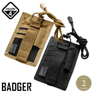 �N�[�|����15%OFF���l�R�|�X�Ή� HAZARD4 �n�U�[�h4 BADGER �J�[�h�z���_�[ 2�F HAZARD4���J������ �J�[�h�I�[�K�i�C�U�[ �x���N���EMOLLE�E�F�r���O�t�ySo�z�yT�z