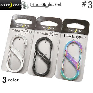 N[|ōő18%OFFNITE IZE iCgACY S-BINER STAINLESS(GXri[XeXj#3 3F V[vȃfUCƃJ[ COOLȃXeXX`[f ֗Ȏg\S^JrisWIP