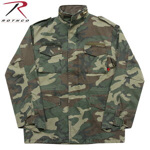 N[|ōő18%OFFROTHCO XR VINTAGE M-65WPbg WOODLAND CAMO N񂾕͋C ɍČĂ܂I U.S.~^[i̖isWIP03tyTz