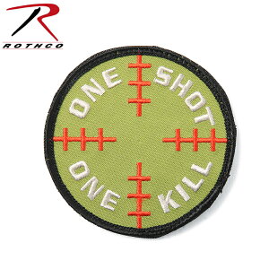 �N�[�|���ōő�18%OFF��ROTHCO ���X�R 72186 ONE SHOT ONE KILL �p�b�` �sWIP�t �~���^���[ �j�� �M�t�g �v���[���g�yT�z