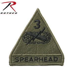 �N�[�|����15%OFF��ROTHCO ���X�R 72106 SPEARHEAD 3RD ARMORED �p�b�`�yWIP�z�ySo�z�yT�z