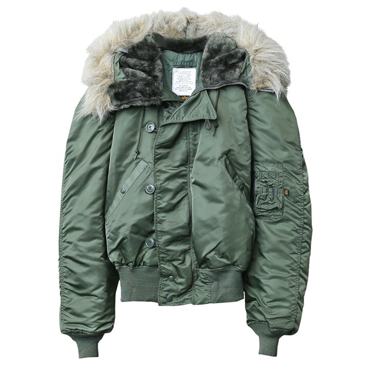 楽天市場】ALPHA アルファ MADE IN USA N-2B フライトジャケット SAGE 