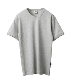 【あす楽】今だけ20%OFF★ALPHA アルファ TC1521 テレコリブ S/S VネックTシャツ【T】｜カットソー デイリーウエア ミリタリー トップス 大きいサイズ ブランド おしゃれ 無地 伸縮性 綿 コットン【クーポン対象外】