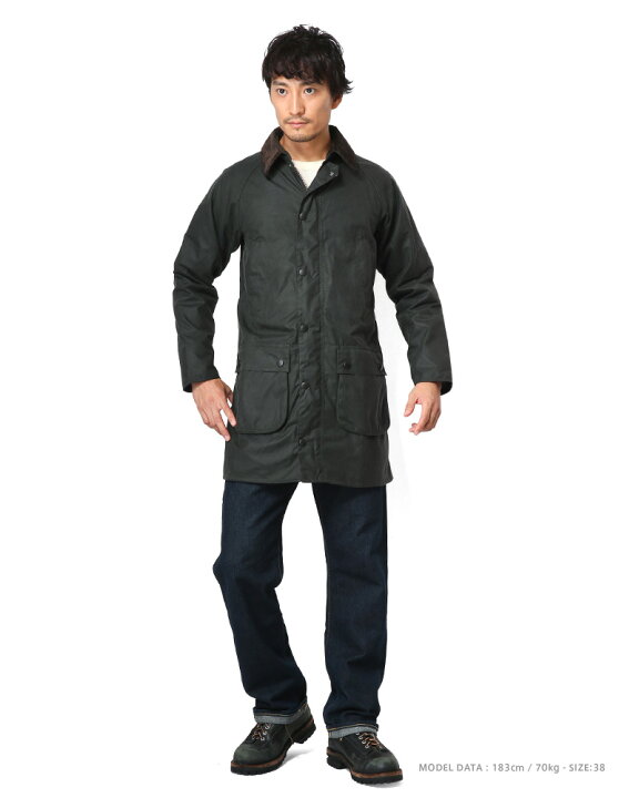 楽天市場】Barbour バブアー MWX1210 LONG BEDALE SL（ロングビデイル 