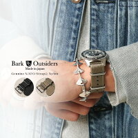 BARK OUTSIDERS バークアウトサイダーズ Genuine Nato Strap レザー NATOストラップ ナイロン（腕時計用ベルト）日本製